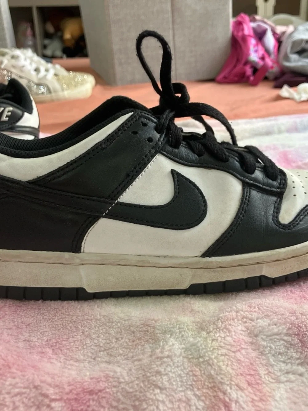 Nike Black and White Low-Top Sneakers